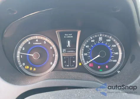 2013 Hyundai Azera из США, поврежденный, VIN KMHFH4JG6DA328606